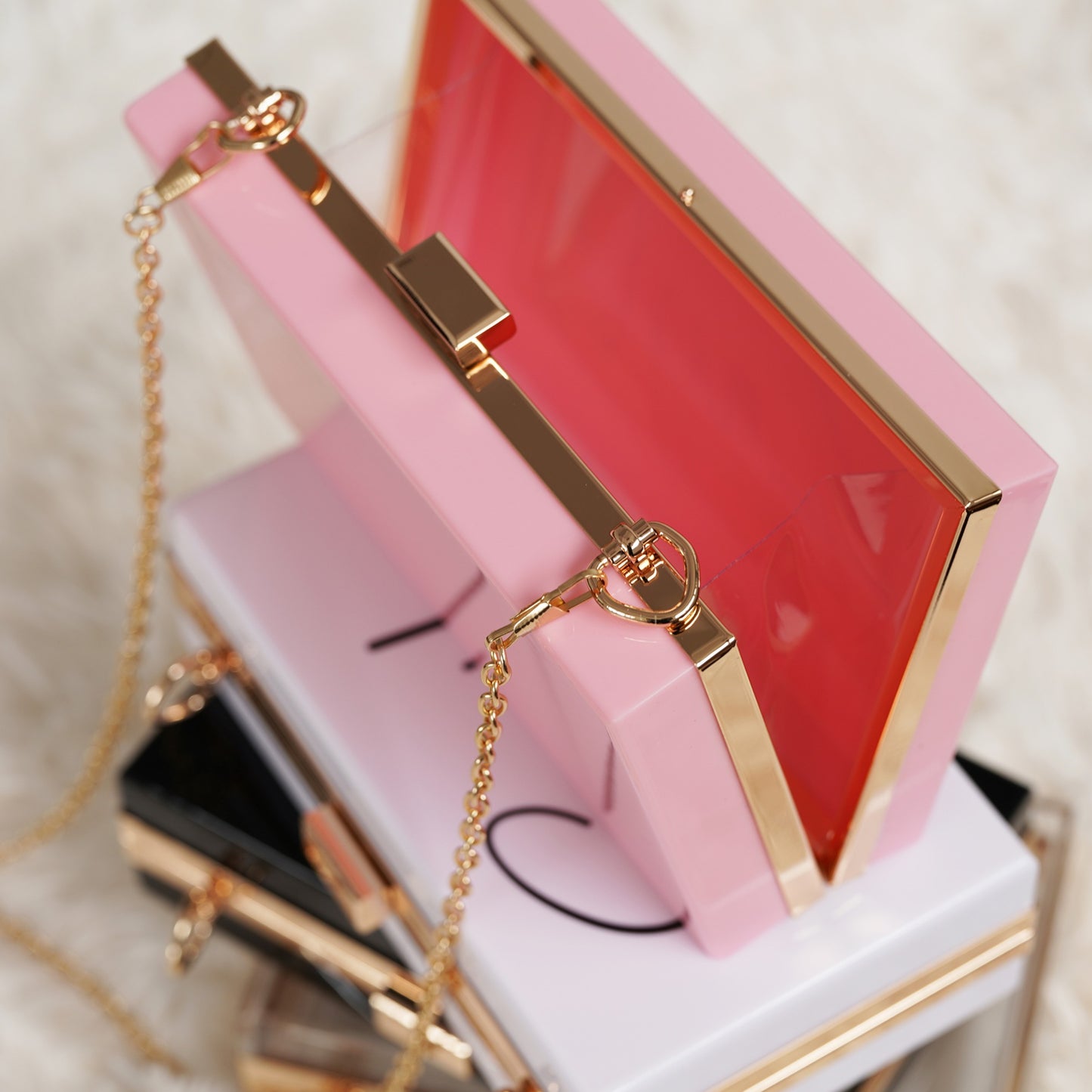 Bridesmaid Personalized Bag Clear Acrylic Purse