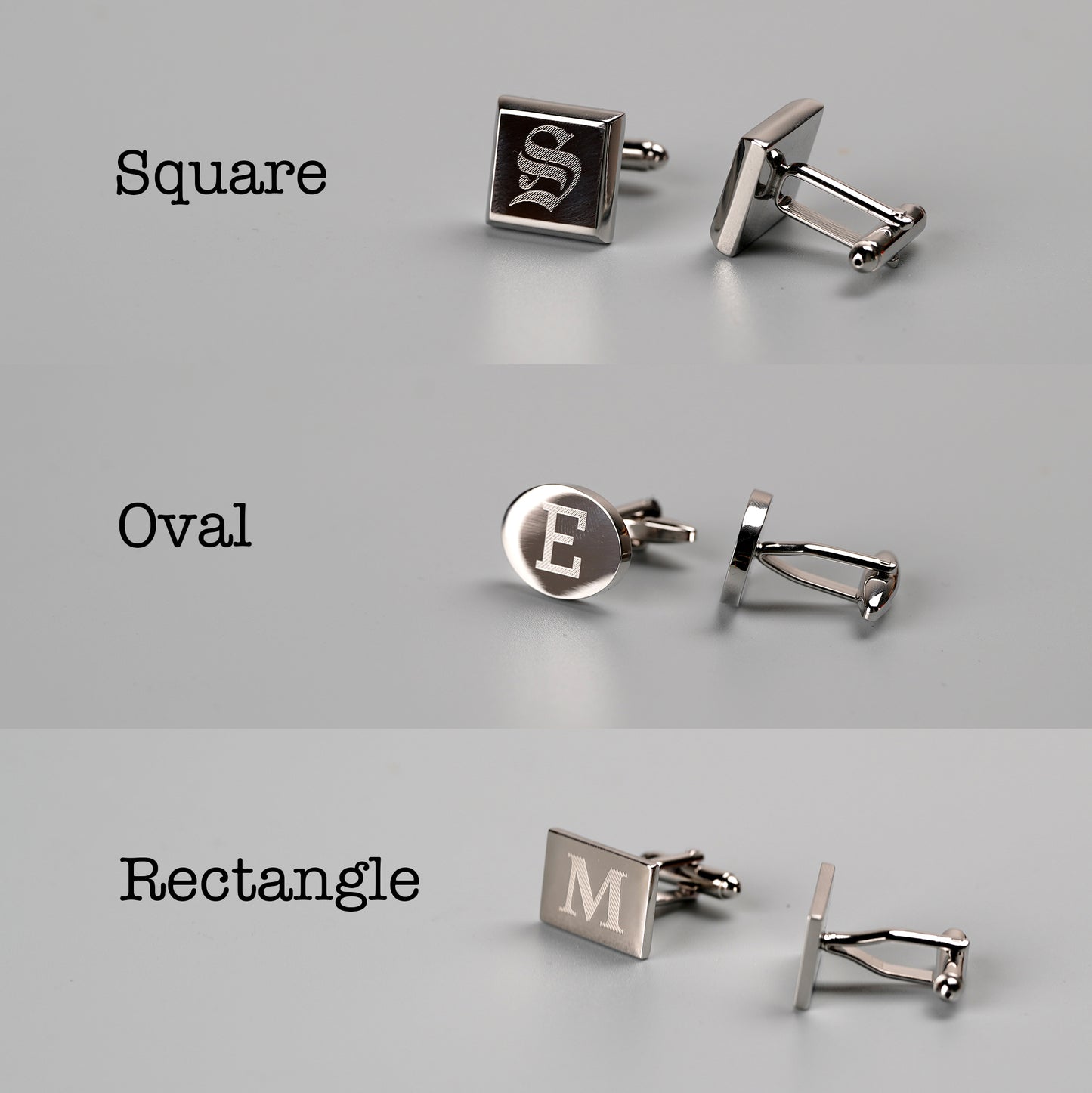 Personalized Groomsmen Cufflinks, Money Clip, Tie Bar Set