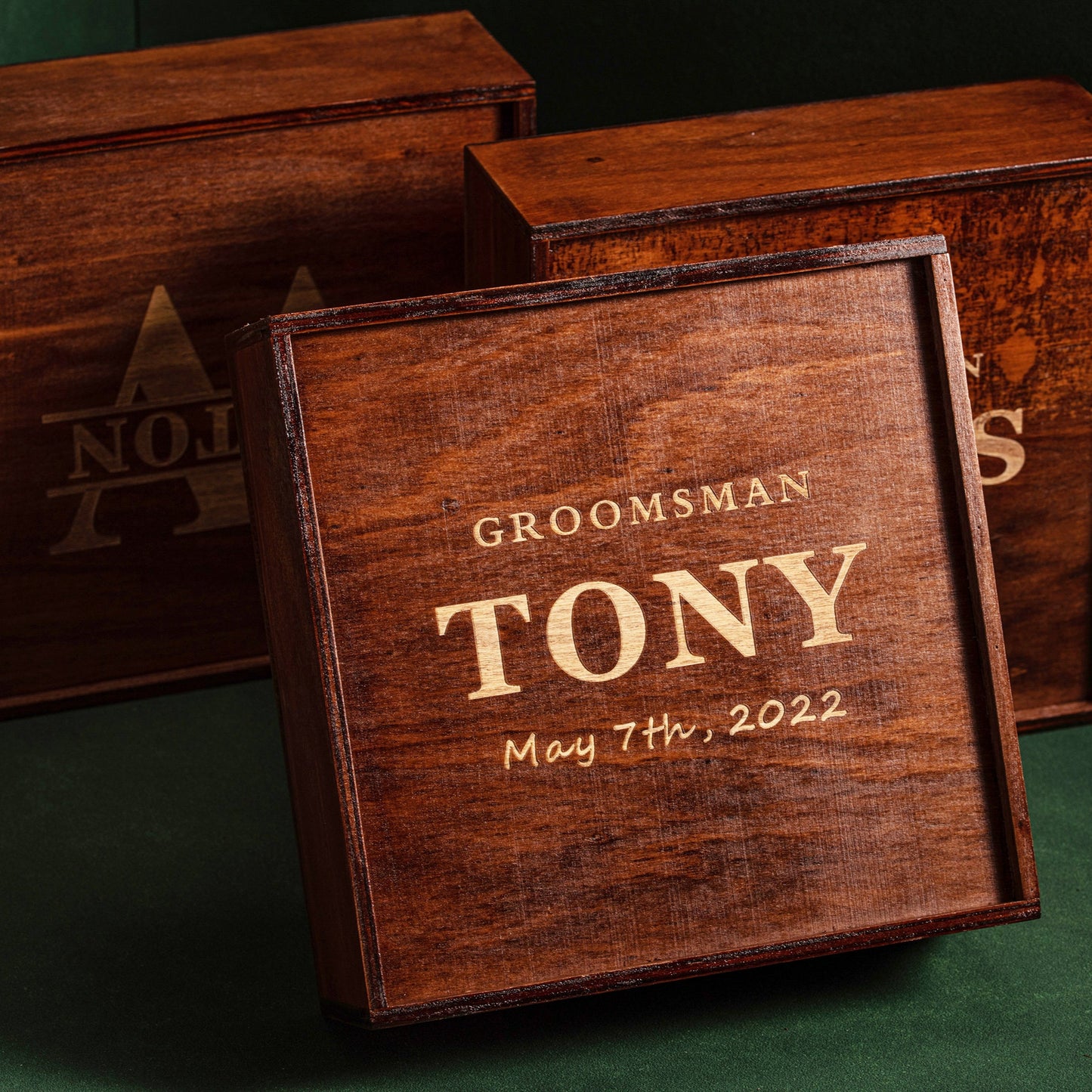 Empty Groomsmen Gift Box