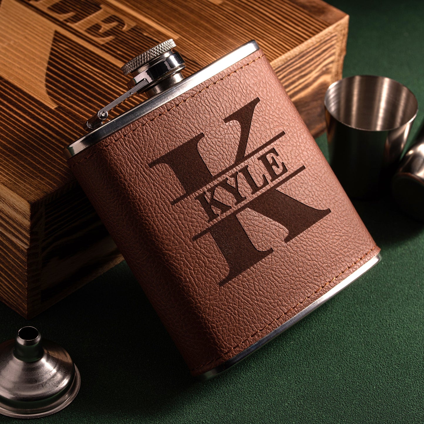 Groomsmen Gifts Flask Set