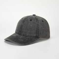 Black 6-Panel Half Pressed