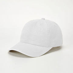 White 6-Panel No Stitching
