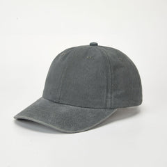 Dark Gray 6-Panel No Stitching