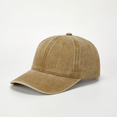 Khaki 6-Panel Half Pressed