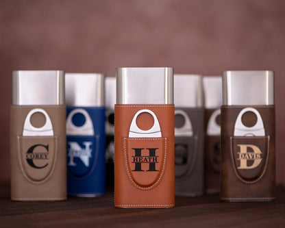 Personalized Travel Cigar Case with Cutter - photo 2