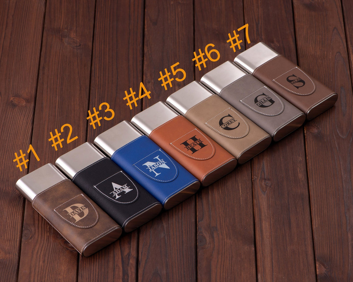 Personalized Travel Cigar Case with Cutter - photo 3