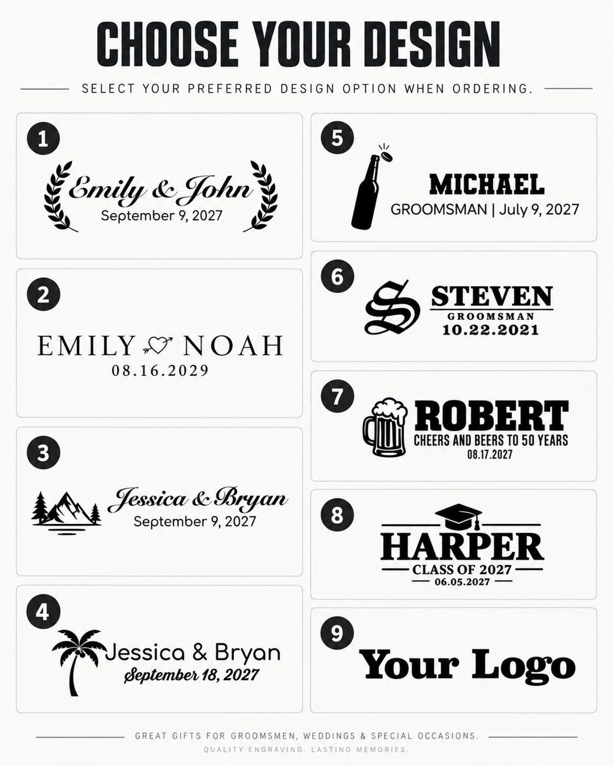 Bulk Custom Wooden Bottle Openers - Personalized Wedding Favors - photo 7