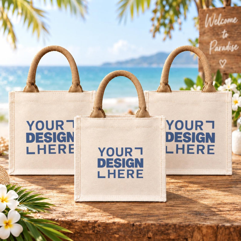 Custom Logo Canvas Tote Bags - Bulk Corporate & Event Gifts