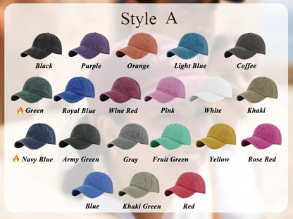 Personalized Embroidered Hat, Custom Logo Baseball Hat, Custom Name Trucker Hat